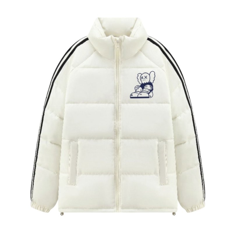 画像1: Unisex Kaws cold weather Down Jacket  Nuptse ユニセックス 男女兼用 防寒 肉厚 カウズ ダウン ジャケット ジャンパー ヌプシ ベンチコート (1)