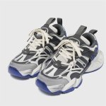 画像4: Unisex Runner Deluxe  Platform Lace-Up Sneakers　男女兼用 ユニセックス厚底ランナーデラックスレースアップ  スニーカー (4)