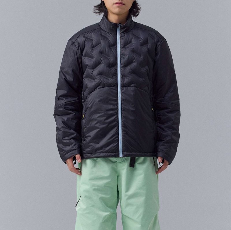 画像6: Unisex  Stand collar splicing quilted down jacket　ユニセックス 男女兼用 スタンドカラースプライシングキルティングダウン ジャケット ジャンパー  (6)