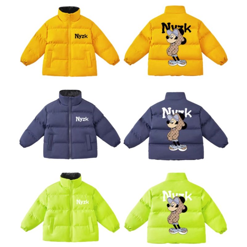 画像5: Mickey Mouse down jacket ユニセックス 男女兼用 ミッキーマウス モノグラム柄 ダウンジャケット ジャンパー スタジャン  (5)