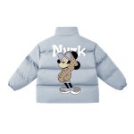 画像6: Mickey Mouse down jacket ユニセックス 男女兼用 ミッキーマウス モノグラム柄 ダウンジャケット ジャンパー スタジャン  (6)