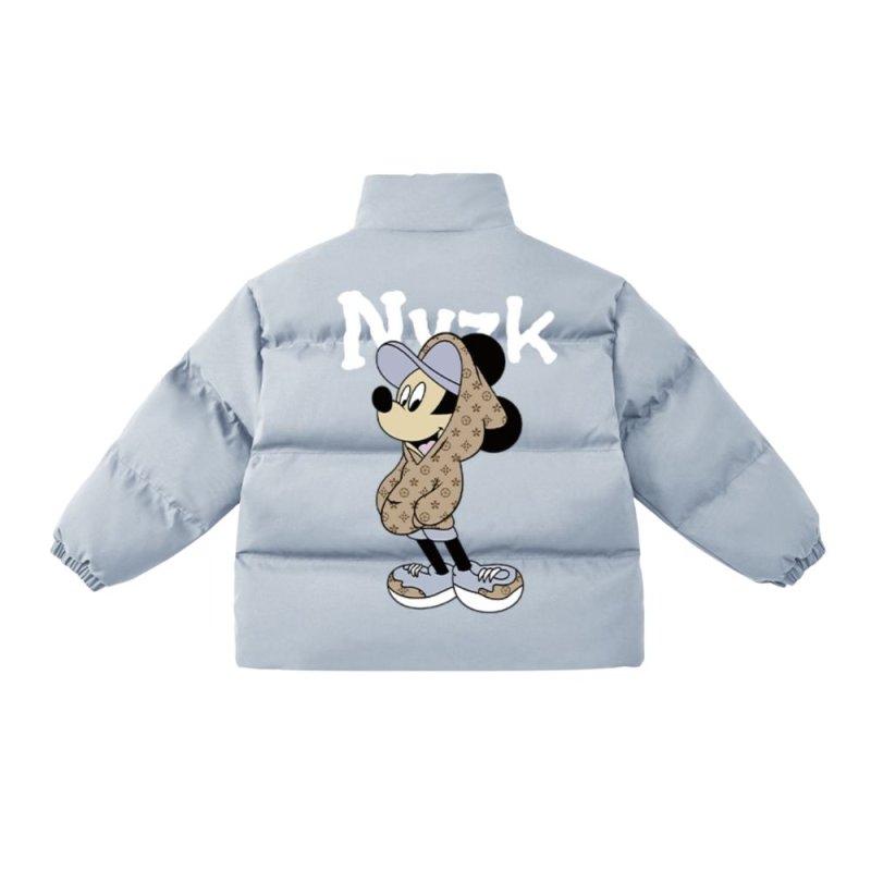 画像6: Mickey Mouse down jacket ユニセックス 男女兼用 ミッキーマウス モノグラム柄 ダウンジャケット ジャンパー スタジャン  (6)