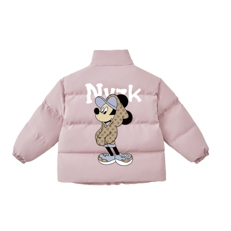 画像3: Mickey Mouse down jacket ユニセックス 男女兼用 ミッキーマウス モノグラム柄 ダウンジャケット ジャンパー スタジャン  (3)