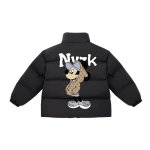画像1: Mickey Mouse down jacket ユニセックス 男女兼用 ミッキーマウス モノグラム柄 ダウンジャケット ジャンパー スタジャン  (1)