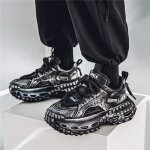 画像5: Unisex Thick-soled lace-up dad sneakers　男女兼用 ユニセックス厚底レースアップ ダッドスニーカー (5)