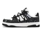 画像1: Unisex Leather The Simpsons Graffiti Lace-Up Sneakers　男女兼用 ユニセックスシンプソンズグラフィティレザーレースアップ スニーカー (1)