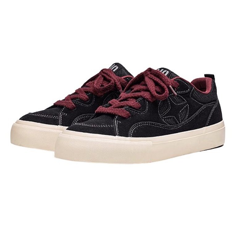 画像4: Unisex Leather Star Lace-Up Sneakers　男女兼用 ユニセックススタースエードレザーレースアップ スニーカー (4)