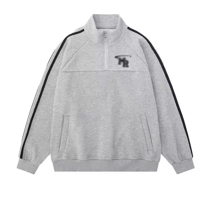 画像11: Unisex Men& Women MR 3Line Stand Collar Sweatsuit jacket and Pants Set  MR3ラインスタンドカラーハーフジップセットアップユニセックス男女兼用 ジャケット＆パンツセット (11)