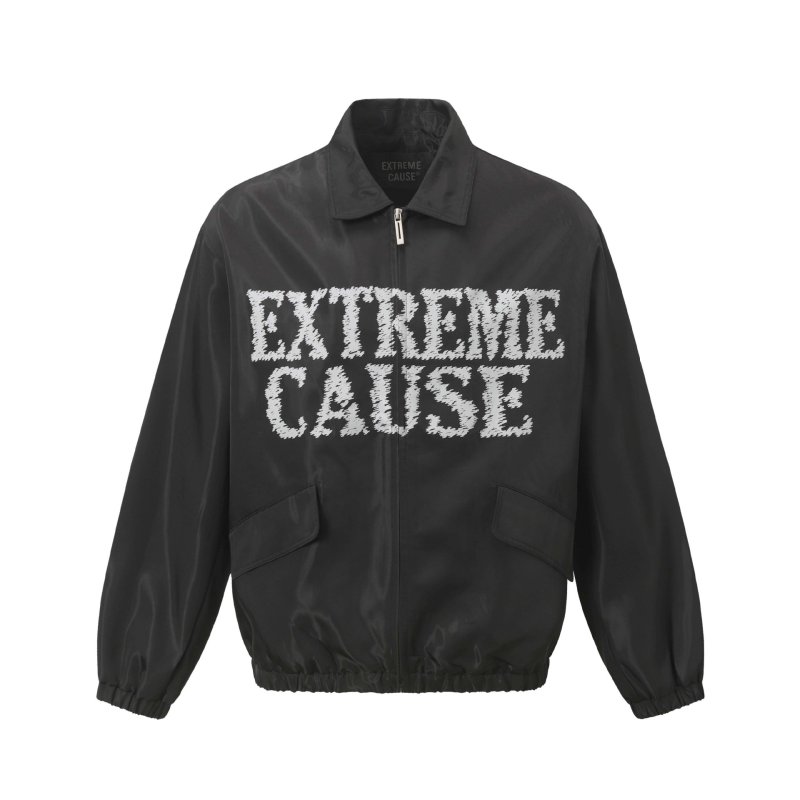 画像2: EXTREME CAUSE logo Swing Top Jacket　ユニセックス 男女兼用EXTREME CAUSEロゴスイングトップジャケットコート (2)