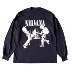画像1: Nirvana Vintage Style Band Long Sleeve T-Shirt round neck  ユニセックス 男女兼用 ニルバーナビンテージスタイル長袖 Tシャツ (1)