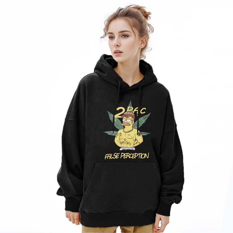画像5: The Simpsons Macho Homer Simpson Print Hoodie ユニセックス男女兼用 シンプソンズマッチョホーマーシンプソプリントフーディ スウェット パーカートレーナー (5)