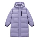 画像3: Unisex Hooded padded down mid-length coat　ユニセックス 男女兼用中綿ダウンフーディミドル丈ジャケットコート ジャンパー  (3)