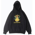 画像1: The Simpsons Macho Homer Simpson Print Hoodie ユニセックス男女兼用 シンプソンズマッチョホーマーシンプソプリントフーディ スウェット パーカートレーナー (1)