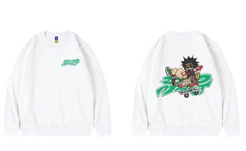画像3: Hip Hop Boy Print Sweatshirt　ユニセックス男女兼用 ヒップホップボーイスウェットトレーナー  (3)