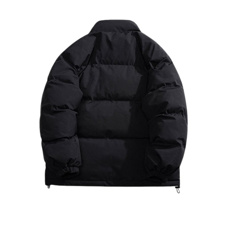 画像5: Unisex Boy & logo print stand collar zip-up down jacket coat  　ユニセックス 男女兼用ボーイ＆ロゴプリント スタンドカラージップアップ ダウンジャケットコート (5)