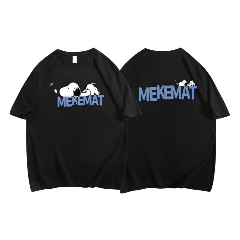 画像3: MEKEMAT Sleeping Snoopy Print Tshirts  ユニセックス 男女兼用 スリーピングスヌーピー プリント Tシャツ (3)