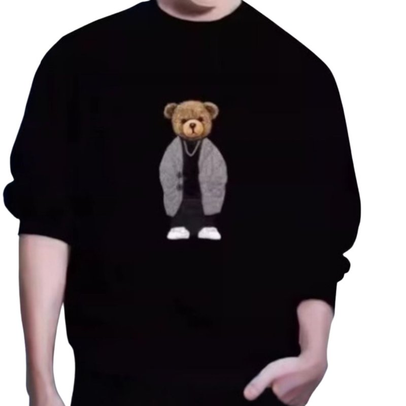 画像3: Stylish Handsome Bear Sweatshirt Pullover　ユニセックス男女兼用 おしゃれハンサムベア熊スウェットトレーナー  (3)