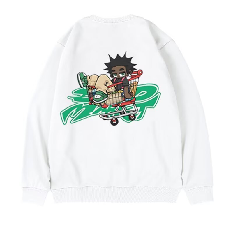 画像1: Hip Hop Boy Print Sweatshirt　ユニセックス男女兼用 ヒップホップボーイスウェットトレーナー  (1)