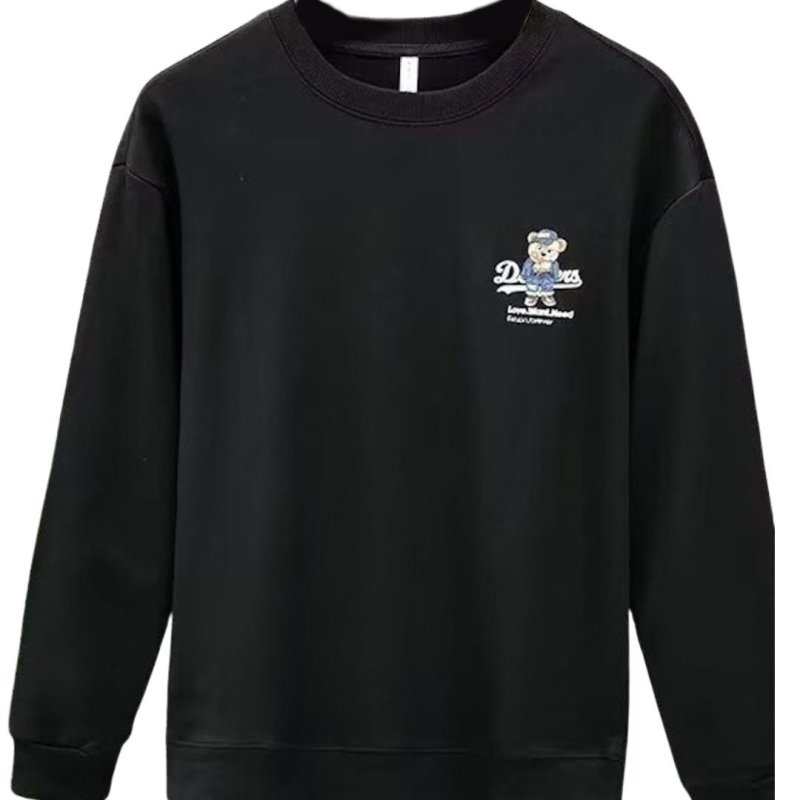 画像3: Enjoy Bear Print Sweatshirt Pullover　ユニセックス男女兼用 エンジョイベア熊スウェットトレーナー  (3)