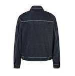 画像2: Unisex selvedge denim jacket Jacket  Blouson　ユニセックス 男女兼用セルビッジデニムジャケット ブルゾン (2)
