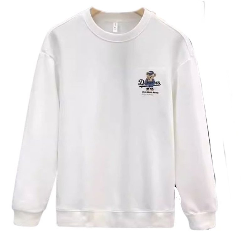 画像4: Enjoy Bear Print Sweatshirt Pullover　ユニセックス男女兼用 エンジョイベア熊スウェットトレーナー  (4)