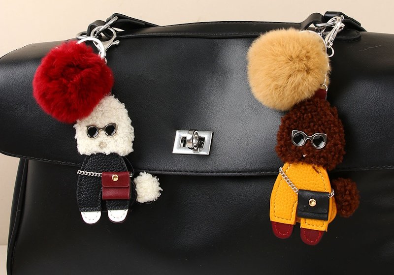画像6: Teddy Rabbit & Sunglasses Strap Bag Charm  Fashion Accessory  　テディウサギ＆サングラスストラップバッグチャームキーホルダーファッションチャーム (6)