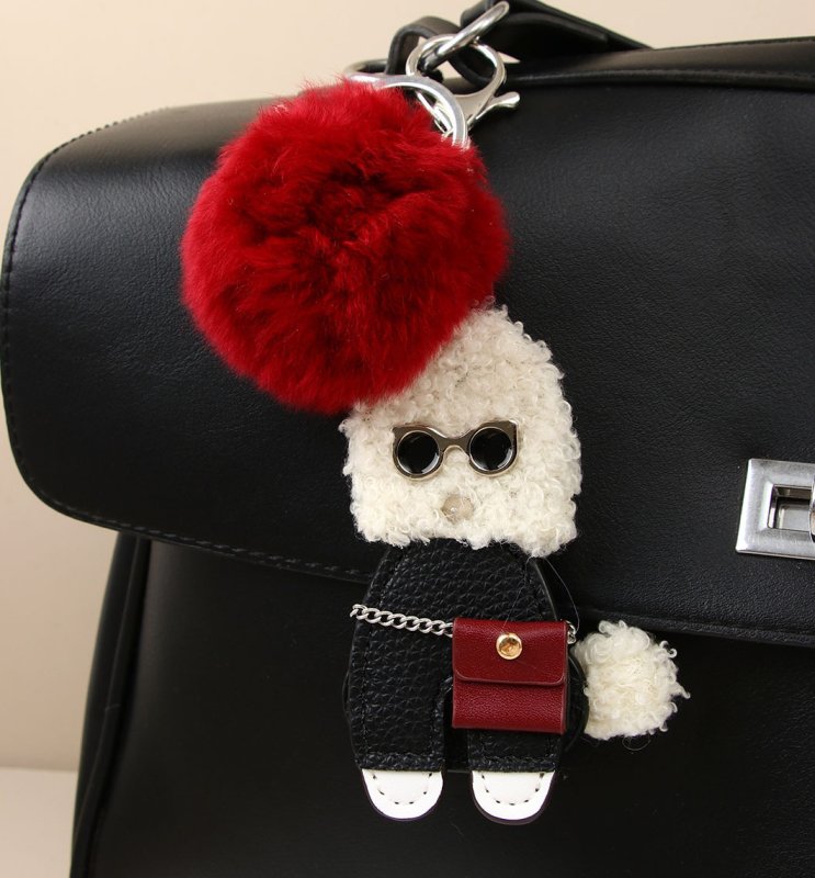 画像4: Teddy Rabbit & Sunglasses Strap Bag Charm  Fashion Accessory  　テディウサギ＆サングラスストラップバッグチャームキーホルダーファッションチャーム (4)