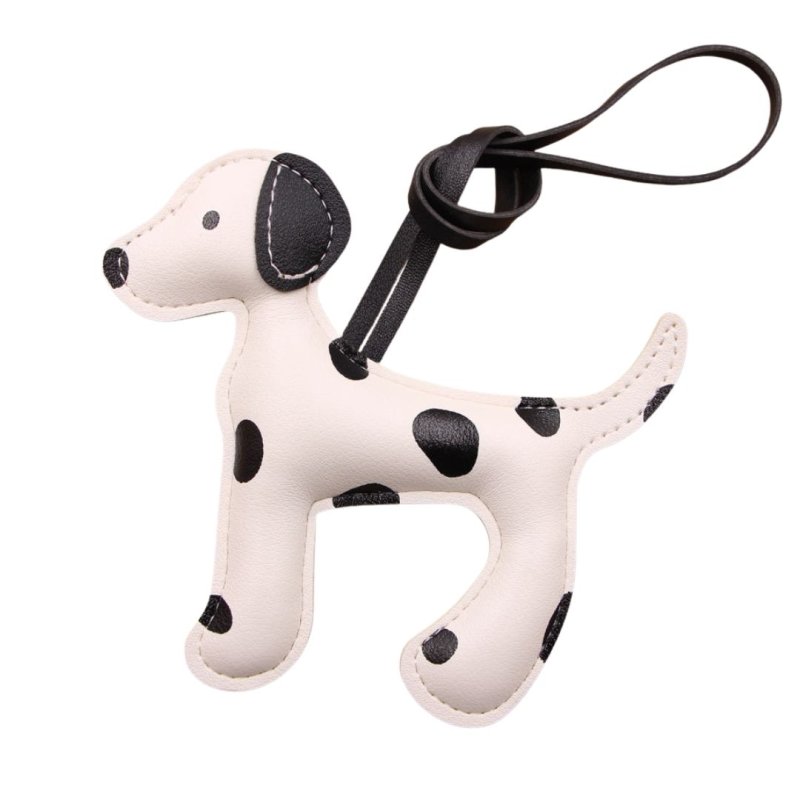 画像1: Dalmatian Leather Strap Bag Charm Fashion Accessory  　ダルメシアンレザーストラップバッグチャームキーホルダーファッションチャーム (1)