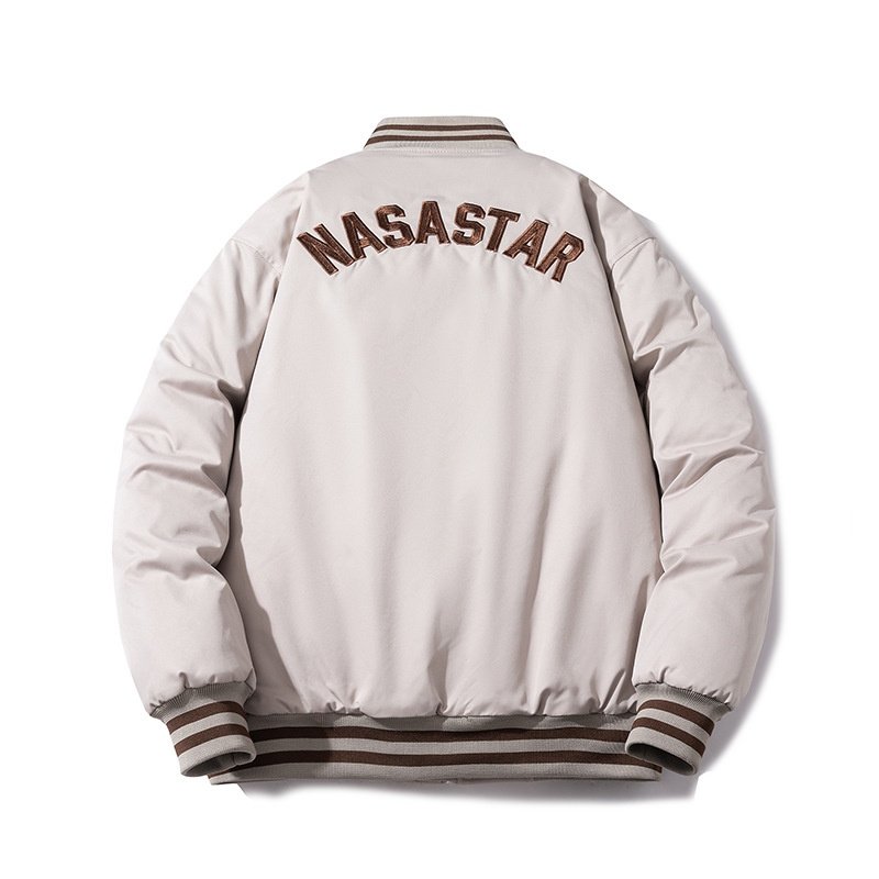 画像5: NASA STAR embroidered MA-1 stadium jacket blouson   ユニセックス男女兼用 NASASTARナサスター刺繍MAー1 スタジャン ジャケットブルゾン (5)