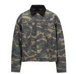 画像1: Camouflage lapel jacket Shirt Jacket blouson   ユニセックス男女兼用迷彩カモフラージュラペルジャケット シャツジャケット ブルゾン (1)