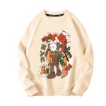 画像1: KAWS SESAME STREET Unisex Sweat Shirts Pullover ユニセックス 男女兼用 カウズ セサミストリート プリント スウェット トレーナー プルオーバー (1)