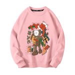 画像6: KAWS SESAME STREET Unisex Sweat Shirts Pullover ユニセックス 男女兼用 カウズ セサミストリート プリント スウェット トレーナー プルオーバー (6)