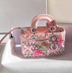 画像3: Hidden Crystal Kitty Quilted Mini Tote Shoulder Crossbody Bag クリスタル隠れキティーレザーキルティングミニスモールトートショルダークロスボディバッグ (3)