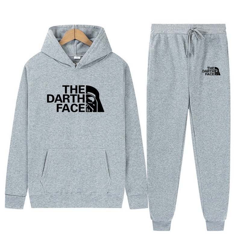 画像1: THE DARTH FACE setup Hoodie and Pants Set ユニセックス男女兼用 ザ・ダースフェイス セットアップ  スウェットフーディ＆パンツセット (1)