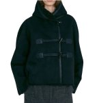 画像1: Reversible Mouton Toggle Button Short Duffle Coat Jacket　リバーシブルムートントグルボタンショート丈ダッフルコートジャケット (1)