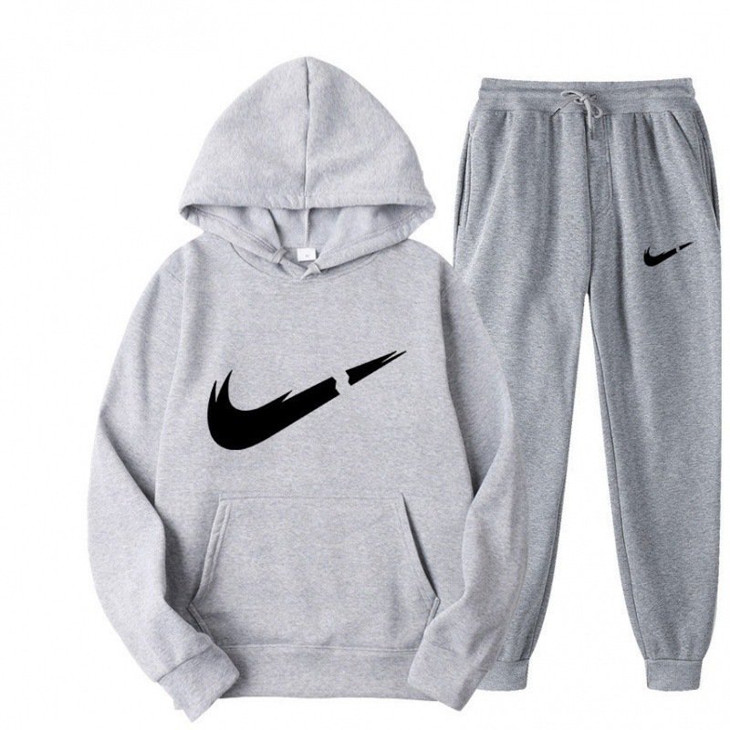 画像3: Broken Swoosh Sweatsuit Set Sweatshirt & Pants　ユニセックス男女兼用 ブロークンスウォッシュフーディスウェットセットアップ スウェット＆パンツ (3)
