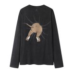 画像7: Vintage Tom and jerry Print Long sleeve tshirts pullover sweatshirt ヴィンテージ風 古着風 トム＆ジェリー トムとジェリー プルオーバー ロングスリーブTシャツ プルオーバー (7)