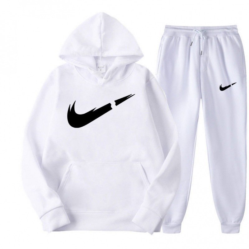 画像4: Broken Swoosh Sweatsuit Set Sweatshirt & Pants　ユニセックス男女兼用 ブロークンスウォッシュフーディスウェットセットアップ スウェット＆パンツ (4)