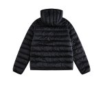 画像12: Unisex Lightweight grey ribbed hooded Zip-Up Down Jacket coat  　ユニセックス 男女兼用グレーリブフード付き軽量ジップアップダウンジャケットコート (12)