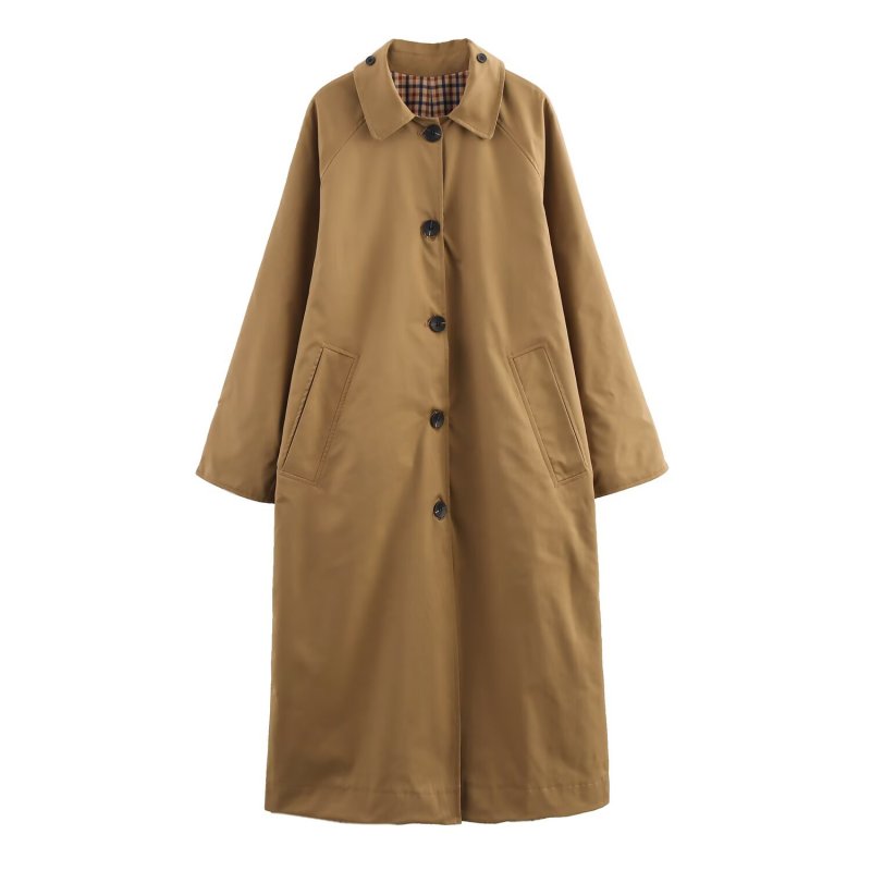 画像3: Gun club check reversible long lapel style long coat　ガンクラブチェックリバーシブルロングコートジャケット (3)
