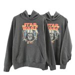 画像1: Star Wars Darth Vader Vintage Style Hoodie　ユニセックス男女兼用 スターウォーズダース・ベイダーヴィンテージスタイルフーディ  パーカートレーナー (1)