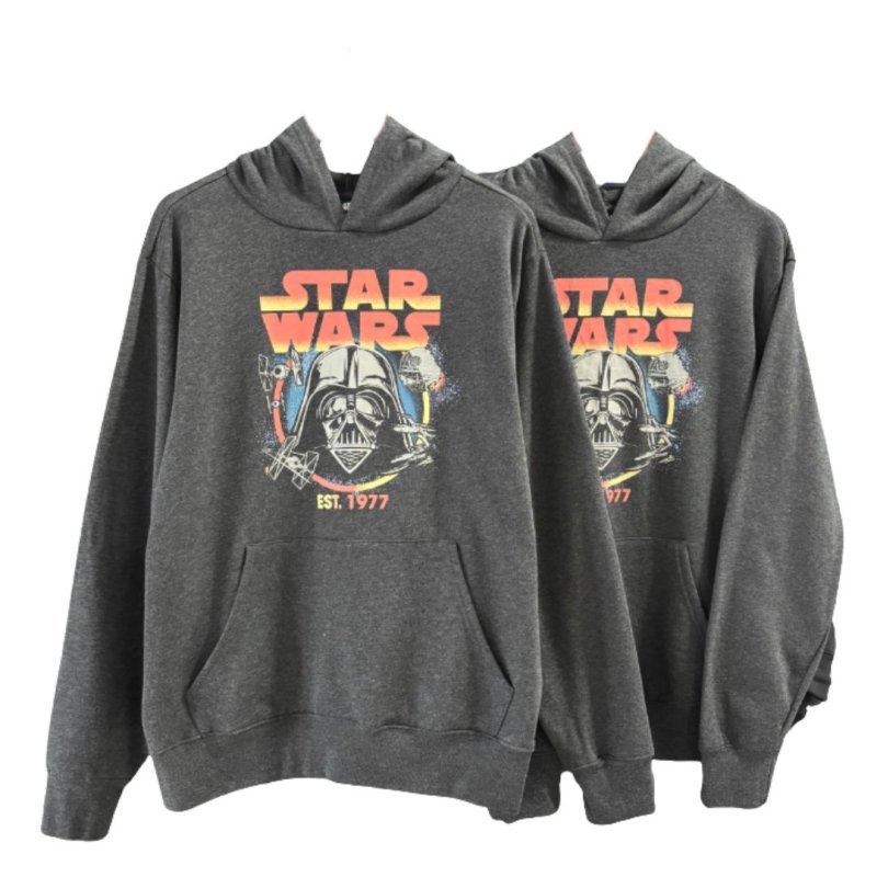 画像1: Star Wars Darth Vader Vintage Style Hoodie　ユニセックス男女兼用 スターウォーズダース・ベイダーヴィンテージスタイルフーディ  パーカートレーナー (1)