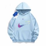 画像4: Double Raindrop Swoosh Hoodie　ユニセックス男女兼用 ダブルレインドロップスウォッシュプリントフーディスウェット  (4)