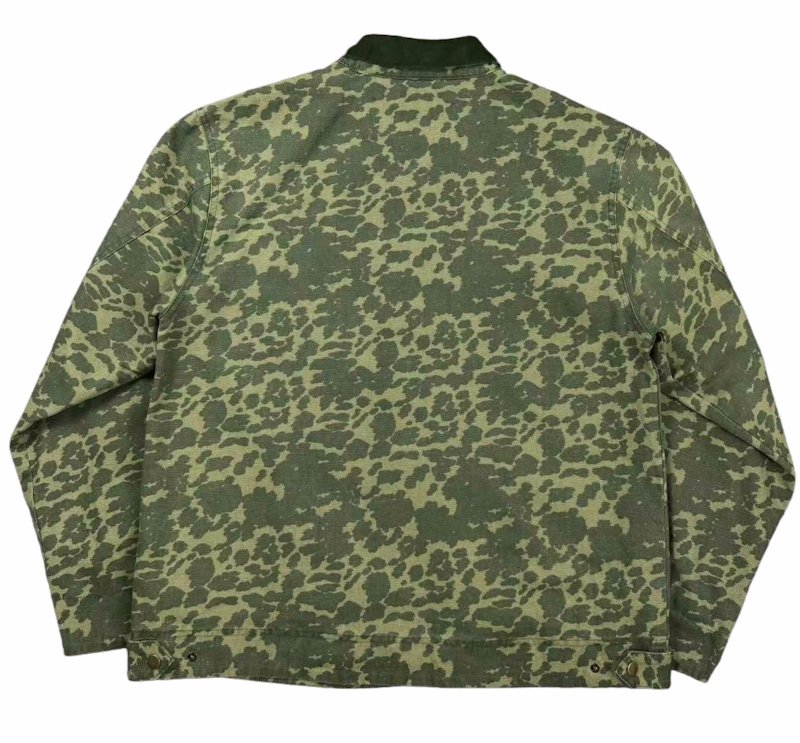 画像2: Camouflage Detroit Zip-Up Work Jacket　ユニセックス 男女兼用 迷彩カモフラージュジップアップデトロイトジャケットGジャン (2)