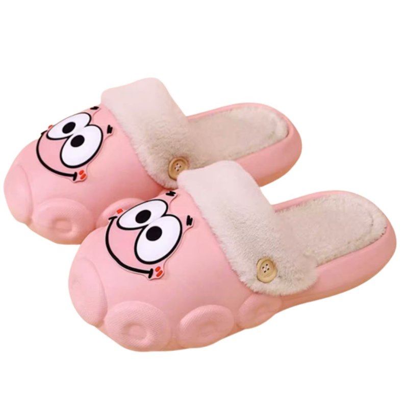 画像2: Spongebob & Patrick Fur Non-Slip Sandal Slippers shoes   ユニセックス男女兼用スポンジボブ＆パトリックファー滑り止め付きサンダルスリッパシューズ (2)