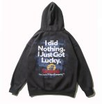 画像2: Retro Vintage Style Lucky777 Hip Hop Hoodie　ユニセックス男女兼用レトロヴィンテージスタイルLucky777ヒップホップフーデスウェット  (2)