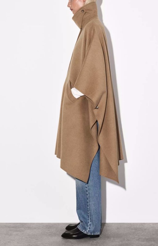 画像11: Long double-sided wool long coat　ダブルサイドウールロングコートジャケットマント (11)