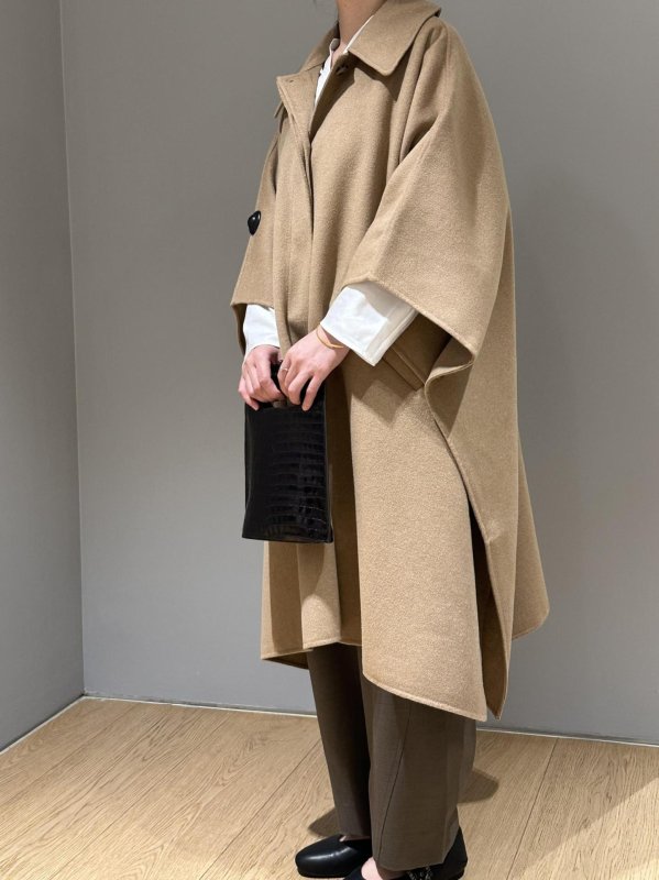 画像8: Long double-sided wool long coat　ダブルサイドウールロングコートジャケットマント (8)