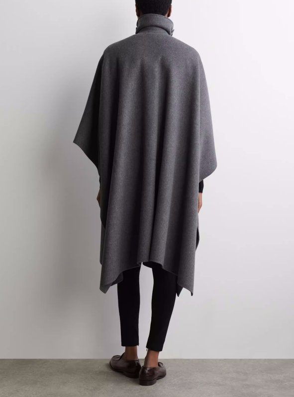 画像12: Long double-sided wool long coat　ダブルサイドウールロングコートジャケットマント (12)
