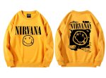 画像6: Unisex Nirvana x Smile long sleeve sweatshirts  男女兼用  ユニセックスニルヴァーナ×スマイルプリント 長袖スウェットシャツ  トレーナー (6)